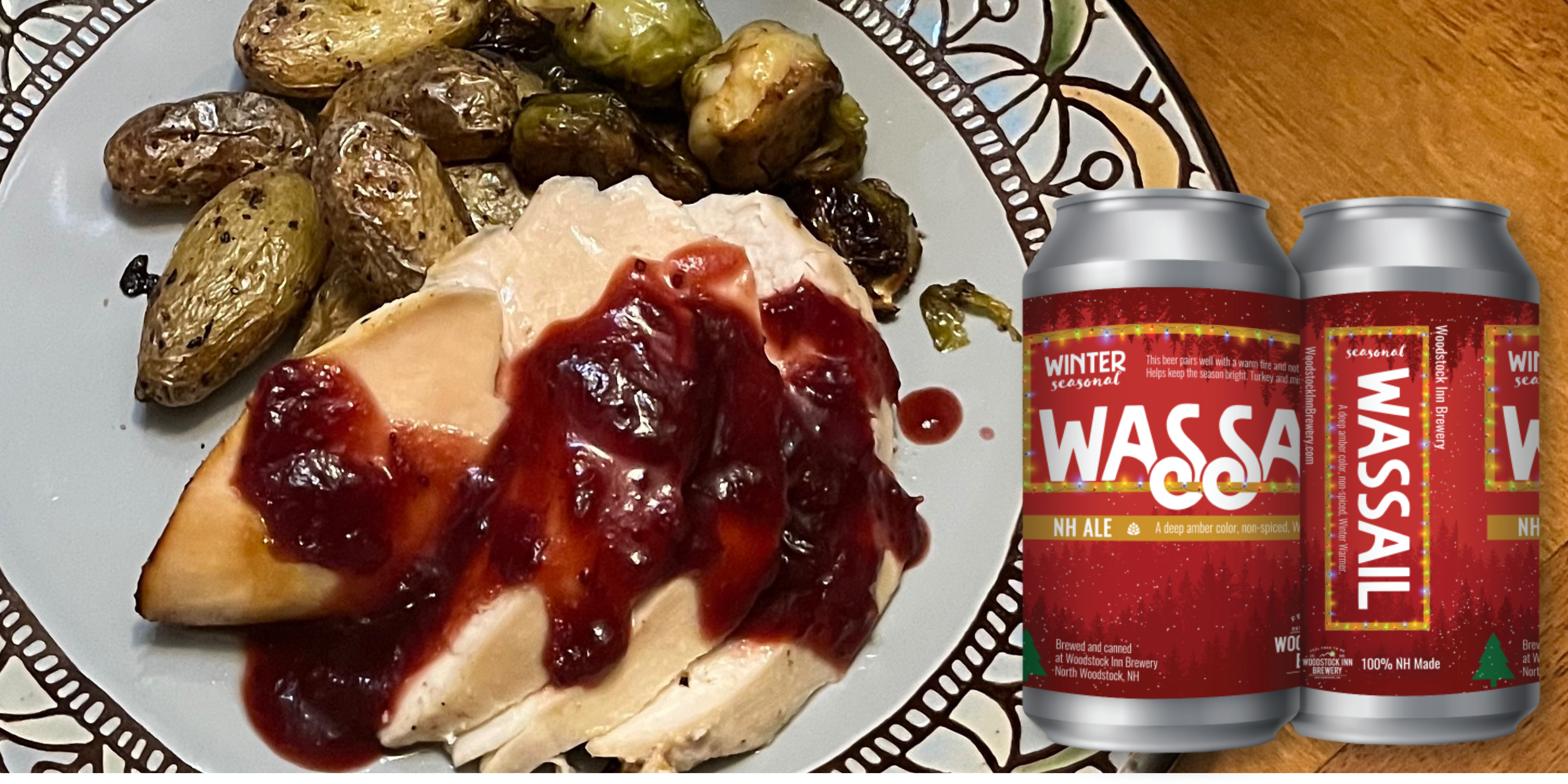 Wassail Ale Brined and Glazed Roast Chicken