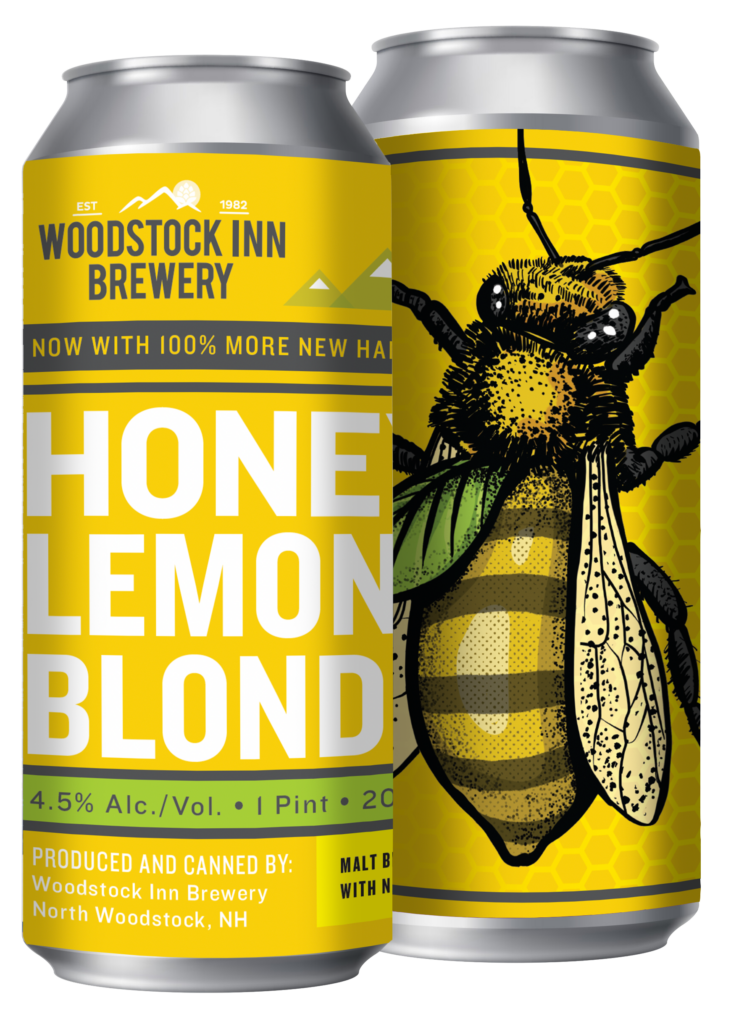 Honey Lemon Blonde Ale by Woodstock Inn Brewery